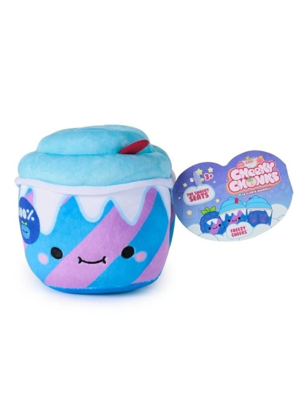 Cheeky Chonks 4.5" Freezy Cheeks Reversible Plush NEW
